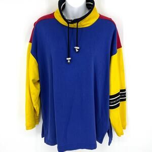 Vintage Classiques Du Sport Funnel Neck Sweatshirt Size L